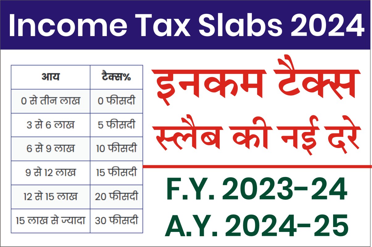 New Tax Slabs 2024 इनकम टैक्स रिटर्न फाइल के लिए नई इनकम टैक्स